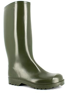 Nora Men's Anton Work Boots, Men Professional Wellington Boot for Agriculture and Forestry, Extremely Soft and Flexible Even at Low Temperatures, Green, 12 UK