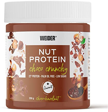 Weider Crema Proteica Vegana, Sabor Chocolate con Avellanas - 250 g