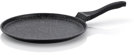 kela Crepe Pfanne 32 cm STELLA NOVA Pfannkuchenpfanne Induktion, Aluguss beschichtet, Softtouchgriff, Crepes Pfanne Induktion