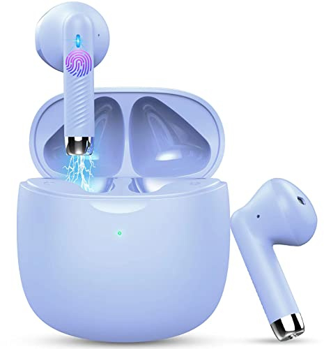 Wireless Earbuds, Bluetooth 5.4 Headphones in Ear with Noise Cancelling Mic