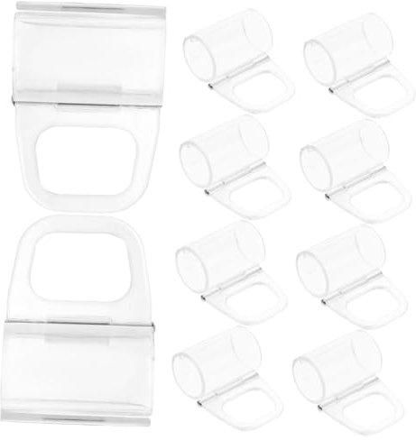 Cabilock Juego de Manijas para Persianas 10 Piezas Manijas para Persianas Enrollables Manijas para Persianas Enrollables para Varillas de 20 Mm Elegantes Y Fáciles de Usar