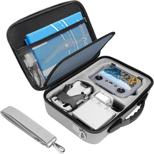 FPVtosky Sac pour DJI Mini 4 Pro, Étui de Voyage Portable, Sac de Transport Compact avec Sangle pour DJI Mini4 Pro Fly More Combo - Drone Valise Mini 4Pro RC 2 Rangement Accessoires