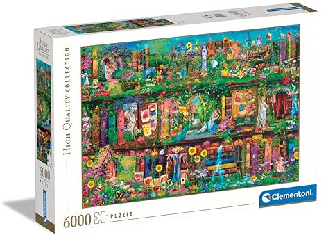 Clementoni Jigsaw Puzzle Collection - Garden Shell 6000 Pieces - Puzzle For Adults 14-99 Years, Gift For Men/Women, Flowers, Made In Italy, 36532