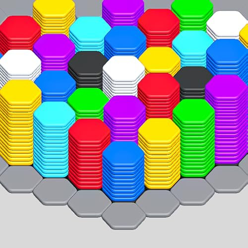 Hexa Sort 3D Merge Master: Matching Tile Puzzle Challenge Color Block Sorting Game
