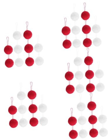 Warmhm 50stücke Weihnachtsbaumkugeln Dekorative Christbaum-anhänger Für DIY Weihnachtsbaum-Dekorationen Und Festliche Anlässe