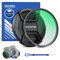 NEEWER 58mm UV MC Filtro Protección con Tapa Lente, Nanorrecubrimientos Resistentes/Vidrio Optico HD/Repelente al Agua/Resistente a Arañazos/Marco Ultradelgado Aaleación Aluminio/Filtro Ultravioleta