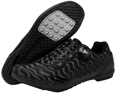 Yummsion Herren-Fahrradschuhe, Damen, Rennrad-Schuhe, Fahrradschuhe, Fahrradschuhe, Indoor-Heimtrainer, Fahrradschuhe, Unisex-Fahrradschuhe