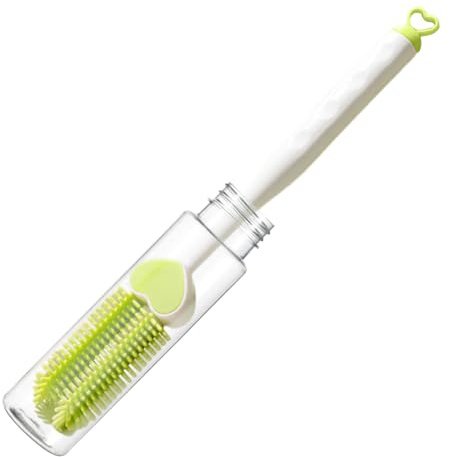 Spazzola Per Lavare Bottiglie | Scovolino Multiuso Per Tazze E Borracce,Setole Resistenti E Manico Lungo Per La Pulizia Di Bicchieri, Borracce E Vasi