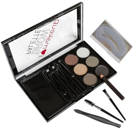 minkissy Augenbrauen Pulver Augenbrauen Formung Schatten Zubehör Gestaltung Make-up Pulver Puder Powder Powder