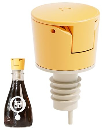 Bec verseur d'huile d'olive – Bouchon de bouteille multifonction, bouchon doseur anti-fuite, mécanisme d'ouverture et de fermeture automatique pour bouteilles de vin, de sauce et d'épices, bec verseur