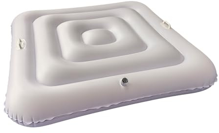 Cubiertas inflables portátiles para jacuzzis con asa, protector térmico aislado de tapa práctica para tinas de hidromasaje, práctico protector de bañera