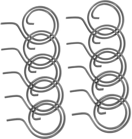 Operitacx Ressorts de Verrouillage Résistants à la Déformation Lot de 10 en Fer Noir Adaptés pour Réparation Remplacement de Serrures de Chambre pour Serrure de Porte Anti-vol