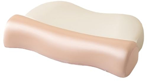 Licsaliwe Almohada Cervical para aliviar el Dolor de Cuello, Almohada ergonómica para Dormir de Lado para Soporte de Cabeza, Cuello y Hombros (52x35x11cm/Estilo-1)