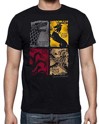 the Fan Tee Camiseta de Hombre Juego de Tronos Tyrion Snow Dragon Daenerys Stark 064 L