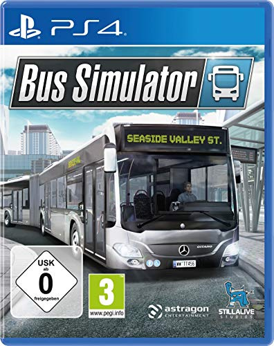 Astragon Bus Simulator, PS4 video game PlayStation 4 Basic German, English