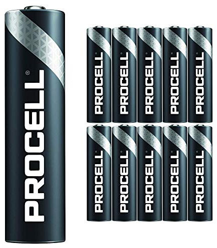 10 Pack - Duracell Procell AAA Batteries | 1.5V Industrial Power Alkaline Battery | Home or Office Use | Car Air Freshener Promo Pack | Reliable Long Lasting Power