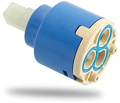 XUCHUAN Diameter 35mm Ceramic Faucet Cartridge Replacement for Single Handle Kitchen Basin Shower Faucet Part, Ceramic Facuet Valve