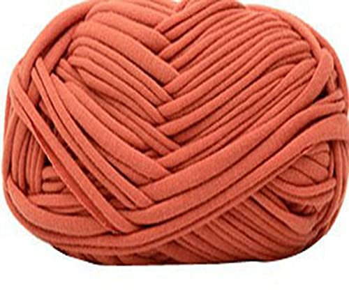 Zoomlie 10 Rollen gewebte Stofflinie, Doppelstrickgarn, 100 % Polyester, super weich, grob, sortierte Farben, Häkelwolle zum Stricken von Decken, Kissen, Handarbeiten (10 Knäuel, Farbe 21)