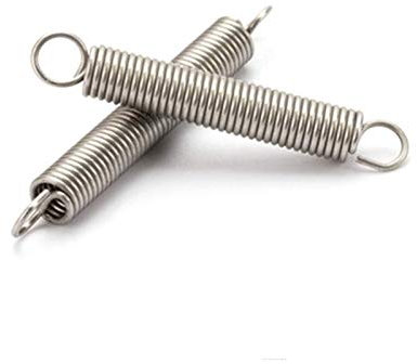 Verlängerte komprimierte Feder Doppelhakenende Schwerer Federstift 10 Teile/Los 0,3 x 3 mm 0,3 mm Edelstahl-Zugfeder mit einem Haken Zugfeder Länge 10 mm bis 50 mm 40 mm Feder (Color : 50mm, Size : On