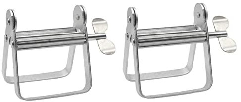 Cabilock 2pcs Aluminum Alloy Tube Squeezer for Toothpaste Facial Extruder for Bathroom Essentials for Salon Use and Daily Oral Care