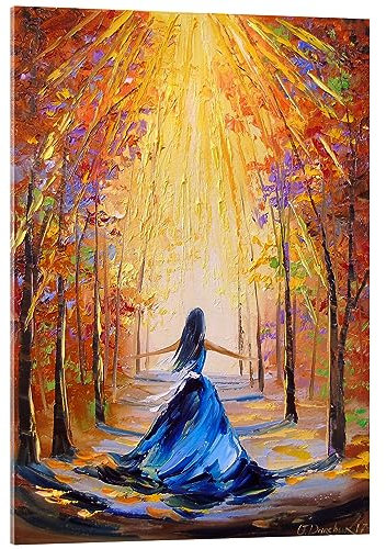 Posterlounge Richtung Sonne Acrylglasbild von Olha Darchuk 50 x 70 cm Bunt Wandbilder Wanddeko