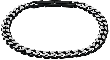Amor Armband Edelstahl Unisex Damen Herren Armschmuck, 19+2 cm, Silber, Kommt in Schmuck Geschenk Box, 2037352