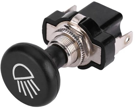 HASGTFM Tirare l'interruttore della Luce Spingere l'interruttore della Luce Interruttore della Luce 12V Interruttore fari for Auto Sostituzione Adatta for Accessori Yamaha Cart EZGO