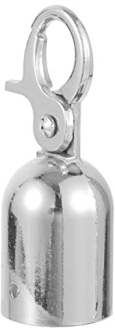 Garneck Embout de câble en acier inoxydable de 20 mm, bloqueur de cordon robuste et connecteur de corde pour mousquetons, idéal pour les balustrades et les applications en plein air, durable et