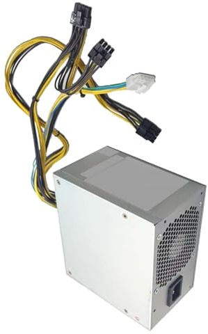 Fuente de alimentación de PC de 500 W para computadoras de escritorio P310 P328 P330 HK600-11PP con ventilación innovadora, mejor gestión del calor
