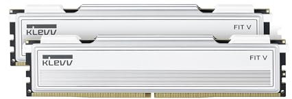 KLEVV FIT V 32GB (2X 16GB) DDR5 Gaming RAM 6000MT/s PC5-48000 No almacenado Non-ECC 1,35V CL30 Kit de módulos de Memoria