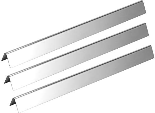 Ylwxzenith 3Pcs Stainless Steel Gas Grill Heat Plates, Temp BBQ Heat Tents, Fit for/Character Series, to Install, Prompt Grills to Work Again
