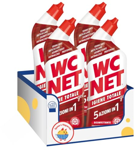 Gel Disinfettante Igiene Totale per WC 700 ml – Pulizia Profonda Antibatterica – Variazioni 4/8/12 Pezzi (4)