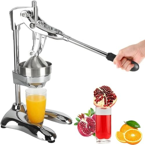 Presse-agrumes Manuel En Acier Inoxydable, Presse-agrumes Professionnel Robuste, Démontable Et Lavable, Idéal For Extraire Rapidement Le Jus D'oranges, De Citrons