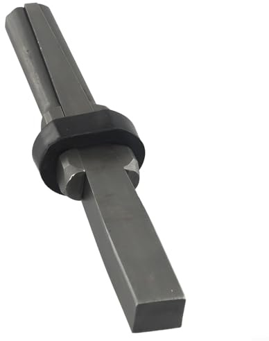 Sdoppiatore per pietra rocciosa da 23 mm per calcestruzzo, granito, marmo, utensile manuale con scalpello in acciaio legato al cromo vanadio da 190 mm, profondità di foratura 90 mm