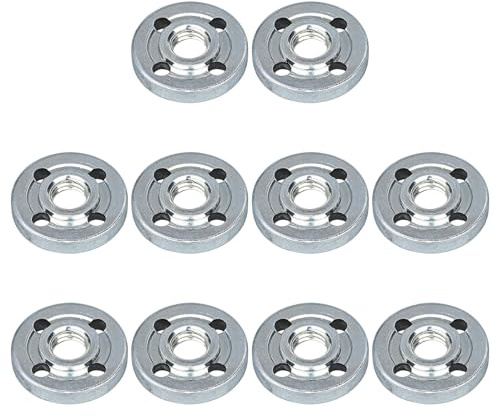 Flange per smerigliatrice in acciaio legato progettato con precisione per smerigliatrici angolate da 100 mm, vibrazioni ridotte, stabilità, 10 pezzi flange mola