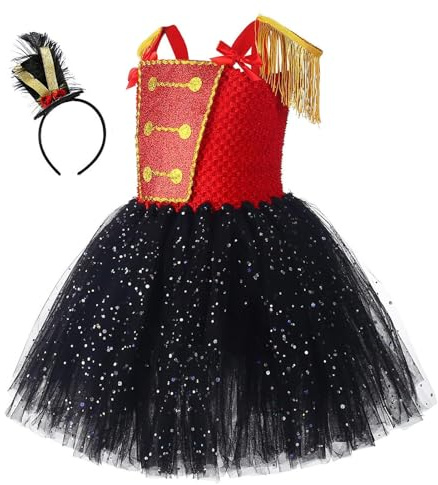 Générique Nutcracker Costume, Girl's Halloween Costume with Headband | Cosplay Outfit for Festival School Events Autumn Halloween