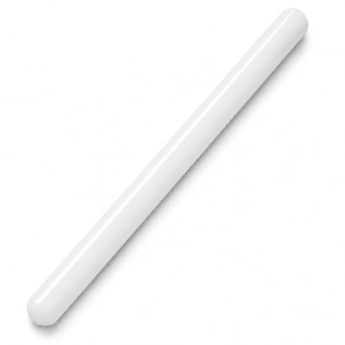 Mattarello antiaderente in polipropilene da 33 cm x 2,5 cm, mattarello per fondente, mattarello per la cottura di biscotti, pasticceria, pizza, pasta per glassa, argilla, strumenti per la decorazione