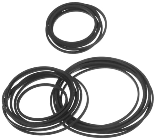 LOPUNER Gummiriemen 60 Stück quadratisch 1mm Ersatzriemen für Tonbandgeräte und Kassettendecks geeignet für Reparaturarbeiten
