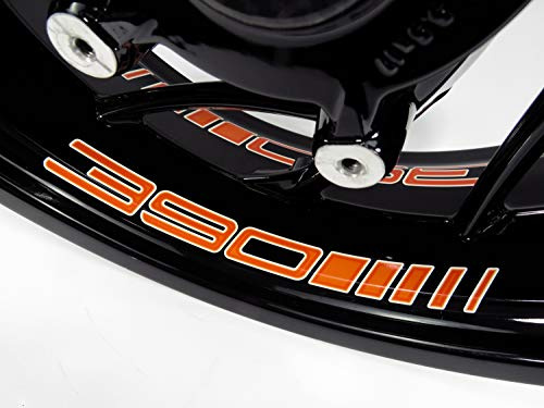 BIKE-label Felgenbett Aufkleber Orange kompatibel für KTM 390 Duke 790074VA