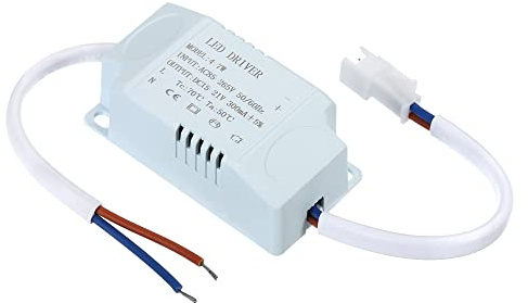 PATIKIL 4-7W 300mA Driver LED Alimentatore, 5pz AC 85-265V Uscita 15-21V DC Maschio Connettore Costante Corrente Raddrizzatore Trasformatore Esterno Alimentazione per Lampade LED