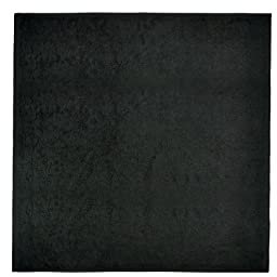 Sensepura Seiftuch 30x30 cm schwarz 10 Stück, Baumwolle saugstarke und weiche Qualität, Waschlappen Seiflappen, ca. 500 g/m²