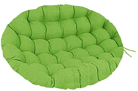 TDHLW Rundes Sitzkissen Papasan Extra Großes, Papasansessel Kissen, Polster Bodenkissen für Schwenksessel, Rund Papasan Sessel, Papasan Ersatzpolster für Indoor Outdoor Garten,Grün,130 * 130CM