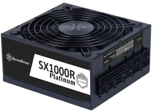 Silverstone SST-SX1000R-PL, Cybenetics Platinum, Totalmente Modular, SFX-L, 1000W, SFX12V 4,0, PCIe 5,0