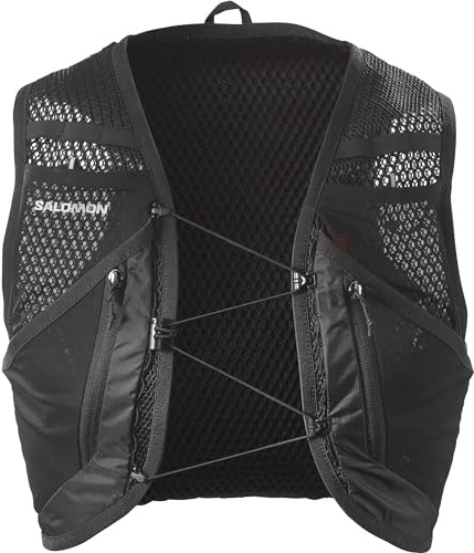 Salomon Active Skin 12 No Flasks, Easy Hydration Vest Chest Pockets, SensiFit Comfort, Ultra Trail Optimized Storage for Secure Gear