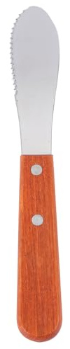 MAGICLULU 1 Pc esparcidores de sándwich espátula para pastel manteca espátula de hielo y más suave espátula de mantequilla mango de madera utensilio para aplicar algo mermelada