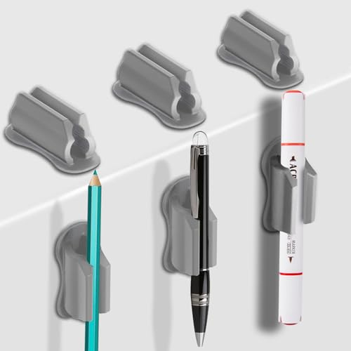 Klebender Stifthalter für Wand und Schreibtisch-Organizer, Silikon-Stifthalter für Klemmbrett, Marker-Halter, Bürobedarf, Stylus-Halter
