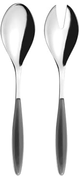 SALAD SERVERS 'FEELING' CUTLERY, Grau