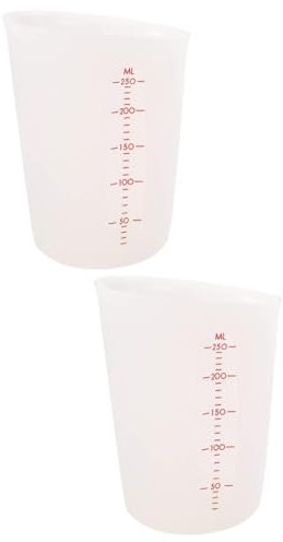 Cabilock 2 Pezzi Di Misurino in Silicone Resistente Allusura E Antiurto Misurino Da 1/2 Oncia Per La Cottura Al Forno