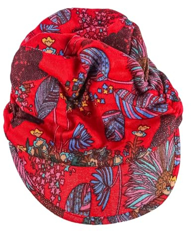 VOANZO National Style Anknäpsmössa Plysch Blomma Varm hatt Dammössa Bohemiskt blommönster Vinterhatt Mjuk brätte