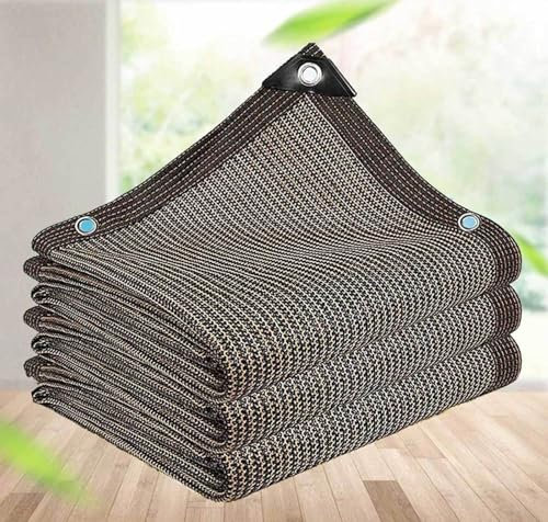 AuMarndi Filet d'ombrage Extérieur Blanc Voile Dombrage Voile d'ombrage Carrée 5x5 Voile Dombrage Toile d'ombrage Rectangulaire 3x5m,brown-5x8m